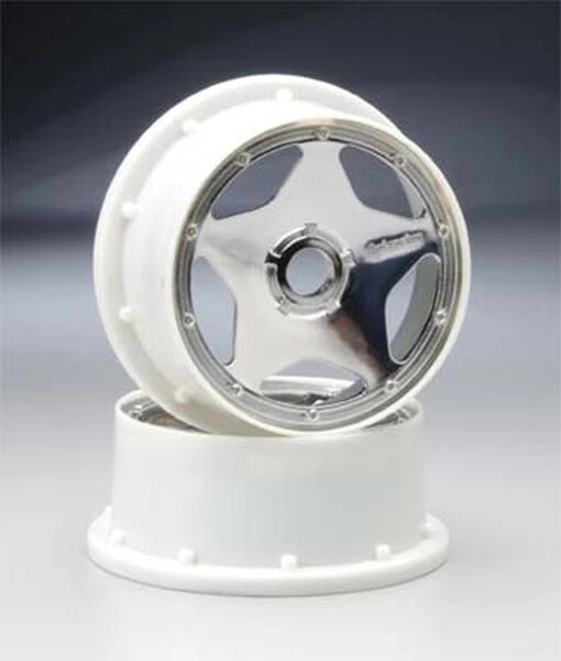 HPI Baja 5B Chrome Front Super Star Wheels (Pair) - Image 1 of 1