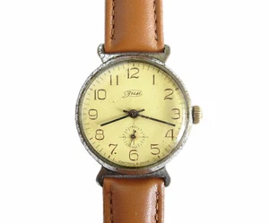 VINTAGE USSR MENS MECHANICAL WRIST WATCH ZIM - Picture 1 of 6