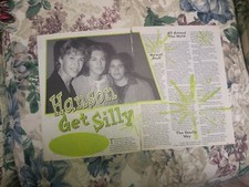 Hanson article pin up clipping teen magazine Zac Taylor Hanson