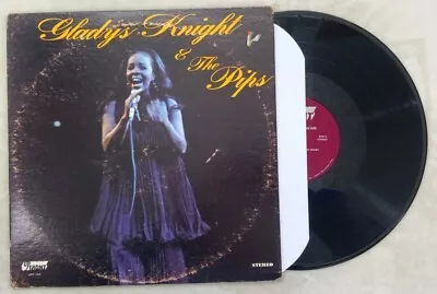 Gladys Knight and the Pips LP vinyl record VG+-VG++ Up Front - Image 1 of 4