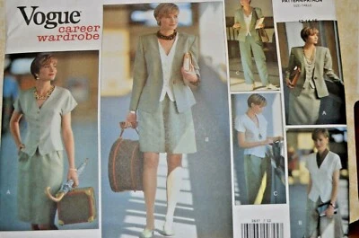 Vogue 2637 Misses Jacket, Top, Skirt & Shorts & Pants - Sizes 12-14-16 UNCUT - Image 1 of 4