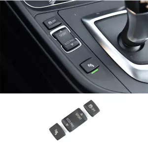 3pcs Car ESP OFF Sport ECO Pro P Button Trim For BMW 1 2 3 4 Series F20 F30 F32 - Picture 1 of 12