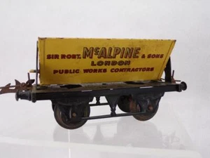 Hornby O gauge McAlpine and Sons Contractors side tipping wagon              1E8 - Picture 1 of 6