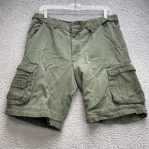 Boy Scouts of America Shorts Boys Size 20 Green Cargo Classic - Picture 1 of 11