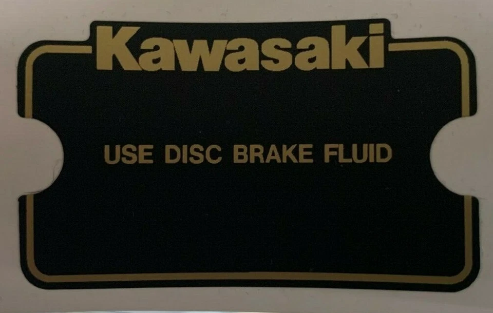 CALCOMANÍA DE PRECAUCIÓN CILINDRO KAWASAKI GPZ1100 GPZ750 Z1100R ZX GT GP GPZ MASTER CILINDRO 3 Foto 1 de 1