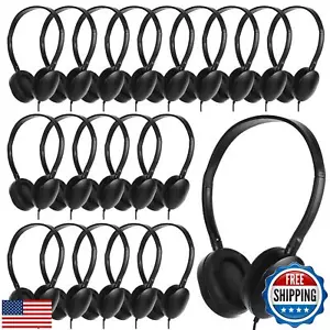 ZXQZYM Kids Headphones Bulk 30 Pack for Classroom School Wholesale Earphones - Picture 1 of 5