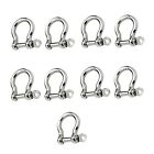 Premium Grade Bow Shackles Stainless Steel Durable And Easy To Use (10Pcs)
