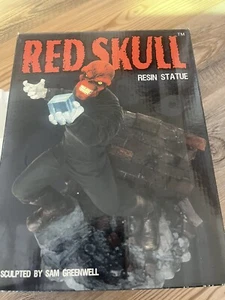 MARVEL RED SKULL STATUE BY SAM GREENWELL DIAMOND SELECT SIGNED - Picture 1 of 7