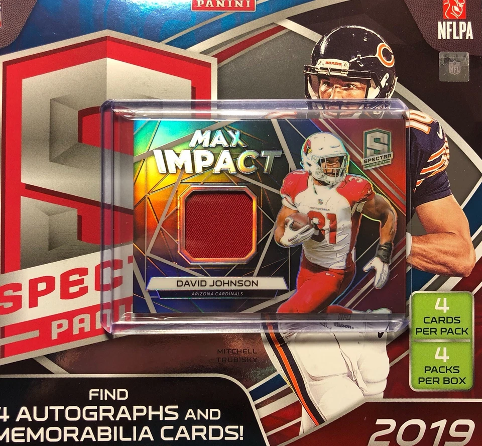 2019 Panini Spectra Football David Johnson Max Impact 114/199 - Image 1 of 2
