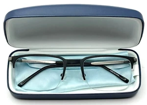 LACOSTE L2268 001 MATTE BLACK WITH GUNMETAL TEMPLES AUTHENTIC EYEGLASSES 57-21 - Picture 1 of 6