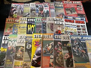 LOT 27 CYCLE NEWS Magazines 1990s to early 2000s (group 3)
