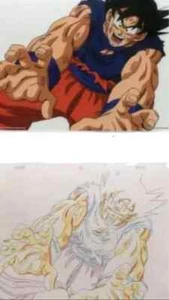 Dragon Ball Son Goku Original Art Sheet A4 Akira Toriyama japan anime A03 - Picture 1 of 3
