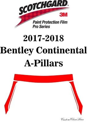 Película de protección de pintura 3M Scotchgard serie Pro 2017 2018 Bentley Continental  Foto 1 de 3
