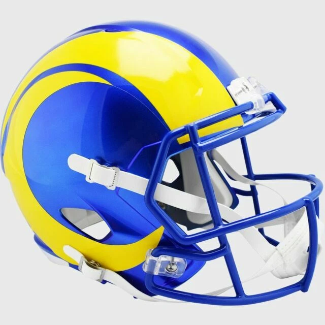 Riddell NFL Los Angeles Rams Speed Replica Football Helmet - Blue/Yellow