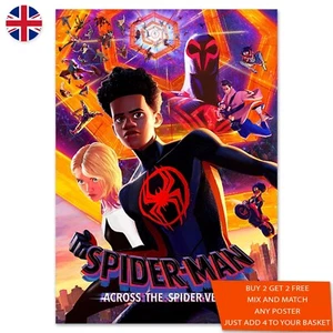 Spiderman Across the Spiderverse Poster A5 A4 A3 A2 A1 Maxi Wall Art Print -2248 - Picture 1 of 2