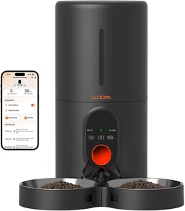 Automatic Cat Feeder, 5G Wifi Pet Feeder for Two Cats or Dogs with Remote Contro - Picture 1 of 12