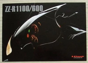 KAWASAKI ZZ-R 1100/600 Motorcycle Sales Brochure 1998 #99949-1083 ALL-E VII-IX - Picture 1 of 4