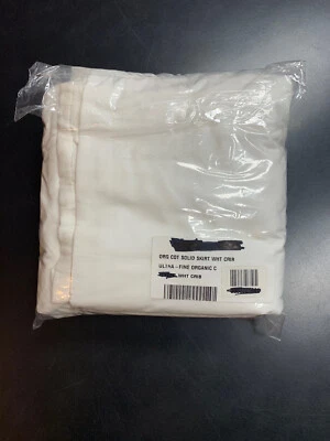 Юбка для детской кроватки из ультратонкого органического хлопка однотонная Restoration Hardware белая - Изображение 1 из 4