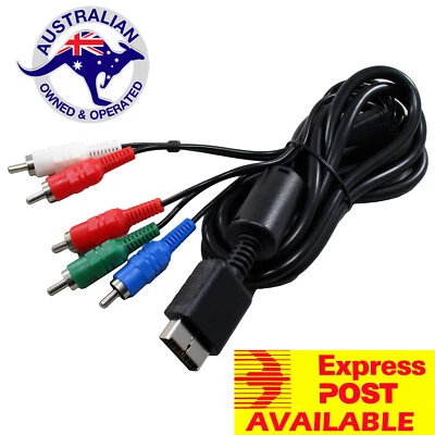 Playstation 2 - COMPONENT VIDEO CABLE - YPbPr HD - AV Lead PS2 PS3 - Image 1 of 4