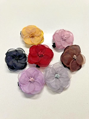 Grampo de cabelo floral 3 polegadas - Imagem 1 de 4