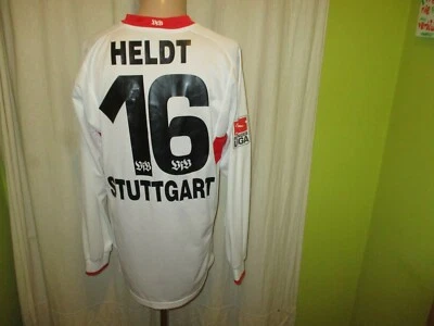 VfB Stuttgart Puma Langarm Matchworn Trikot 2003/04 "debitel" + Nr.16 Heldt Gr.L - Bild 1 von 4
