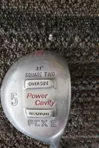 43 in SQUARE TWO POWER CAVITY PCX II OVERSIZE 5 FAIRWAY WOOD GOLF CLUB STIFF - Picture 1 of 4