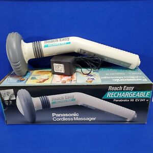 Panasonic REACH EASY Cordless Massager EV241 Handheld 2 Speed Panabrator XII 