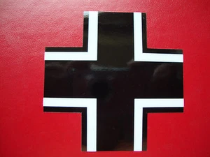 2 X GERMAN LUFTWAFFE STICKERS  MOTORBIKE HELMET DECALS  DEUTSCHLAND YAMAHA HONDA - Picture 1 of 3