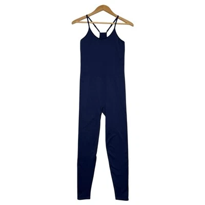Pink Active Jumpsuit Womens Small Blue Workout Bodysuit Seamless One Piece - Image 1 of 4