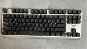 AULA Gaming Mechanical Keyboard Blue Switch Black Used - Picture 1 of 3