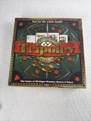 Vintage Tripoley Card Game 65th Anniversary Edition Cadaco 1997! - Image 1 of 4