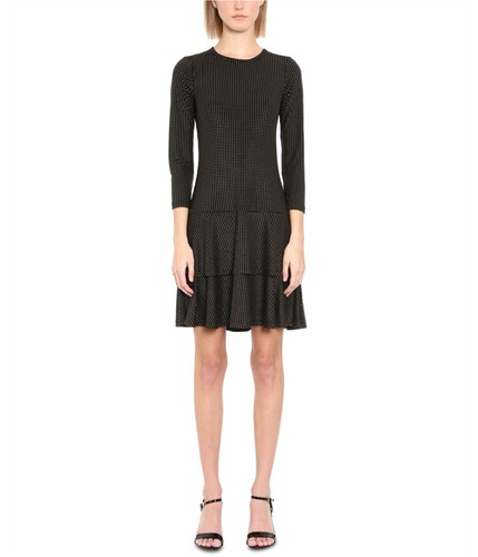 Abito donna Michael Kors balza a pois metallizzati