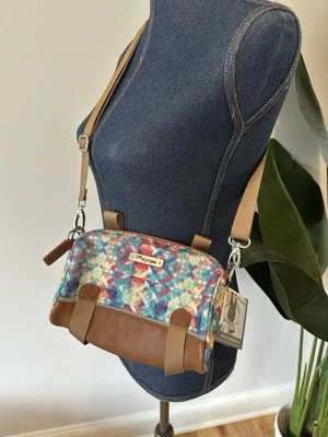 Po Campo Kinga Handlebar Bag NWT Mosaic Bicycle Vegan Convertible Crossbody - Image 1 of 4