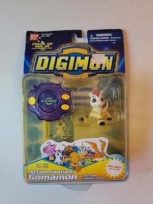 Bandai Digimon ( Digital Monsters) Gomamon Figure w/ Head Twisting Action NEW - Image 1 of 4