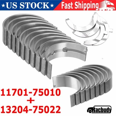 Main Rod Bearing Set For 1996-2004 Tacoma 4Runner 3RZFE 11701-75010+13204-75022 Foto 1 de 4
