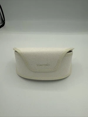 New Tom Ford Sunglasses Eyeglasses Leather  Soft Case ,White ,Medium - Small - Image 1 of 3