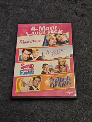 RARE OOP OUT OF PRINT DVD 4 MOVIE LAUGH PACK 2016 PILLOW TALK LOVER COME BACK ++ - Image 1 of 4