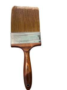 SEARS 4" Nylon paint brush Wood handle VINTAGE - Picture 1 of 6
