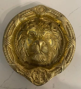 Messing Löwe Türklopfer 8" schwer Forever Lovely - Bild 1 von 6