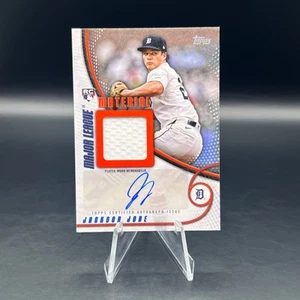 Jackson Jobe 2025 Topps #MLMA2-JJ Major League Materials Orange Mem Auto /25 RC - Picture 1 of 2