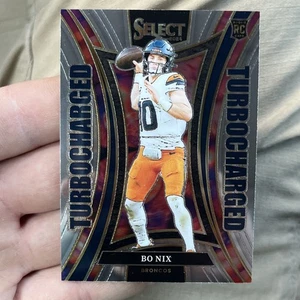 2024 Panini Select - Turbocharged Bo Nix #16 (RC) - Picture 1 of 2
