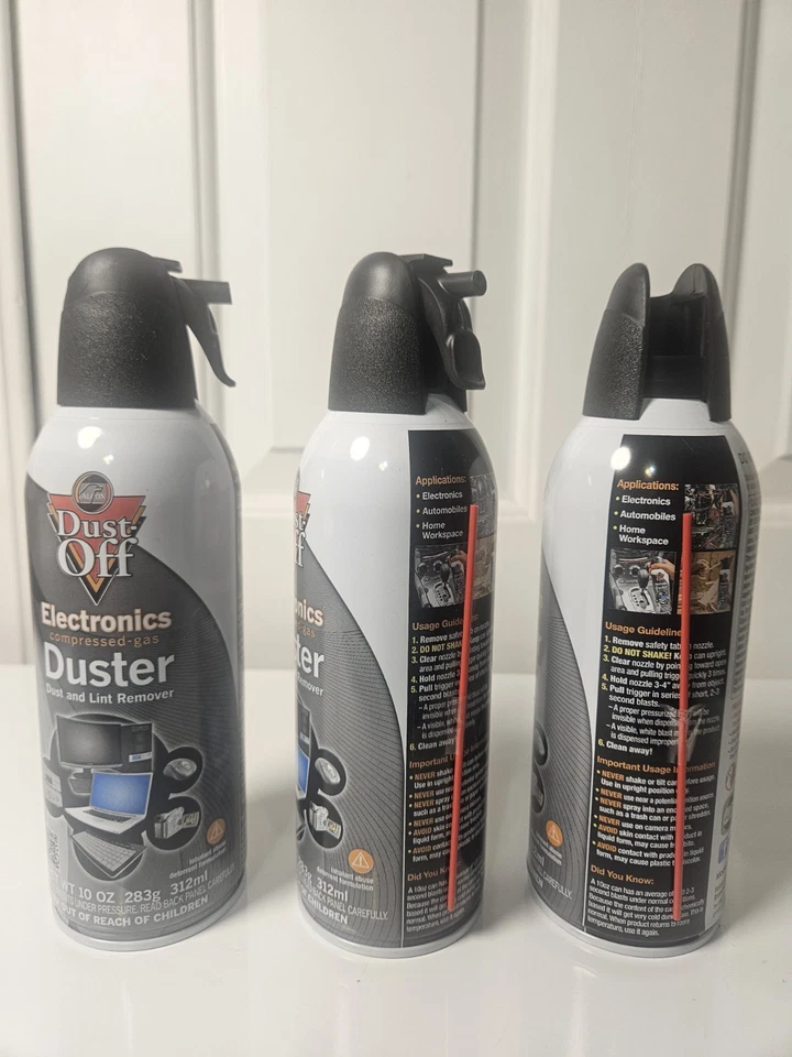 Falcon Dust-Off Electronics Compressed Gas Duster, 10oz(Pack of 3) Free Shipping - Image 1 of 1