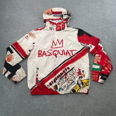 Chaqueta Jean-Michel Basquiat X Members Only Hombres M Roja Cortavientos Concha Foto 1 de 4