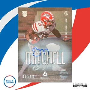 2021 Panini Luminance Elijah Mitchell Auto 194/349 #200 RC San Francisco 49ers - Picture 1 of 10