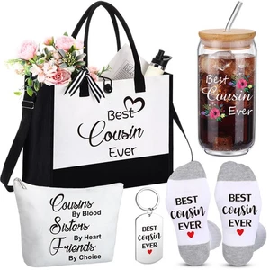 5er Pack Cousin Geschenke zu Weihnachten, Best Cousin Ever Geschenkideen für, Xmas Th... - Bild 1 von 6