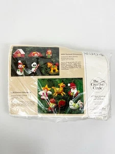 Toyland Christmas Ornaments 2304 Vintage Creative Circle Kit Makes 6 Felt READ - Picture 1 of 6