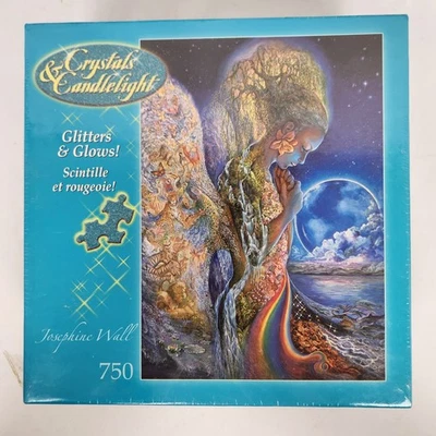 Crystals & Candlelight Puzzle "Sadness of Gaia" Josephine Wall 750 pc - image 1 of 4