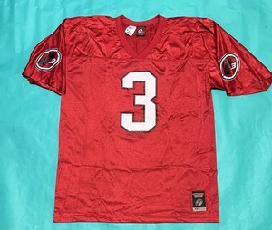 Camiseta de fútbol Reebok vintage roja Allen Iverson #3 edición limitada XL 60 - Imagen 1 de 3