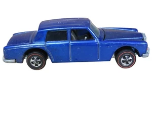 Hot Wheels Redline Rolls Royce Silver Shadow Blue HK Original Car 1969 Vintage - Picture 1 of 8