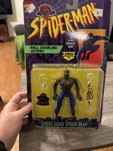 Spiderman Animated Series Spider Sense Spider-Man Marvel ToyBiz 1995 Vtg Toy NEW - Picture 1 of 3